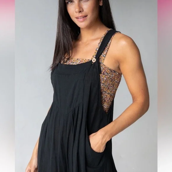 Natural Life Carrington Cotton Wide Leg Jumpsuit - Picture 2 of 16